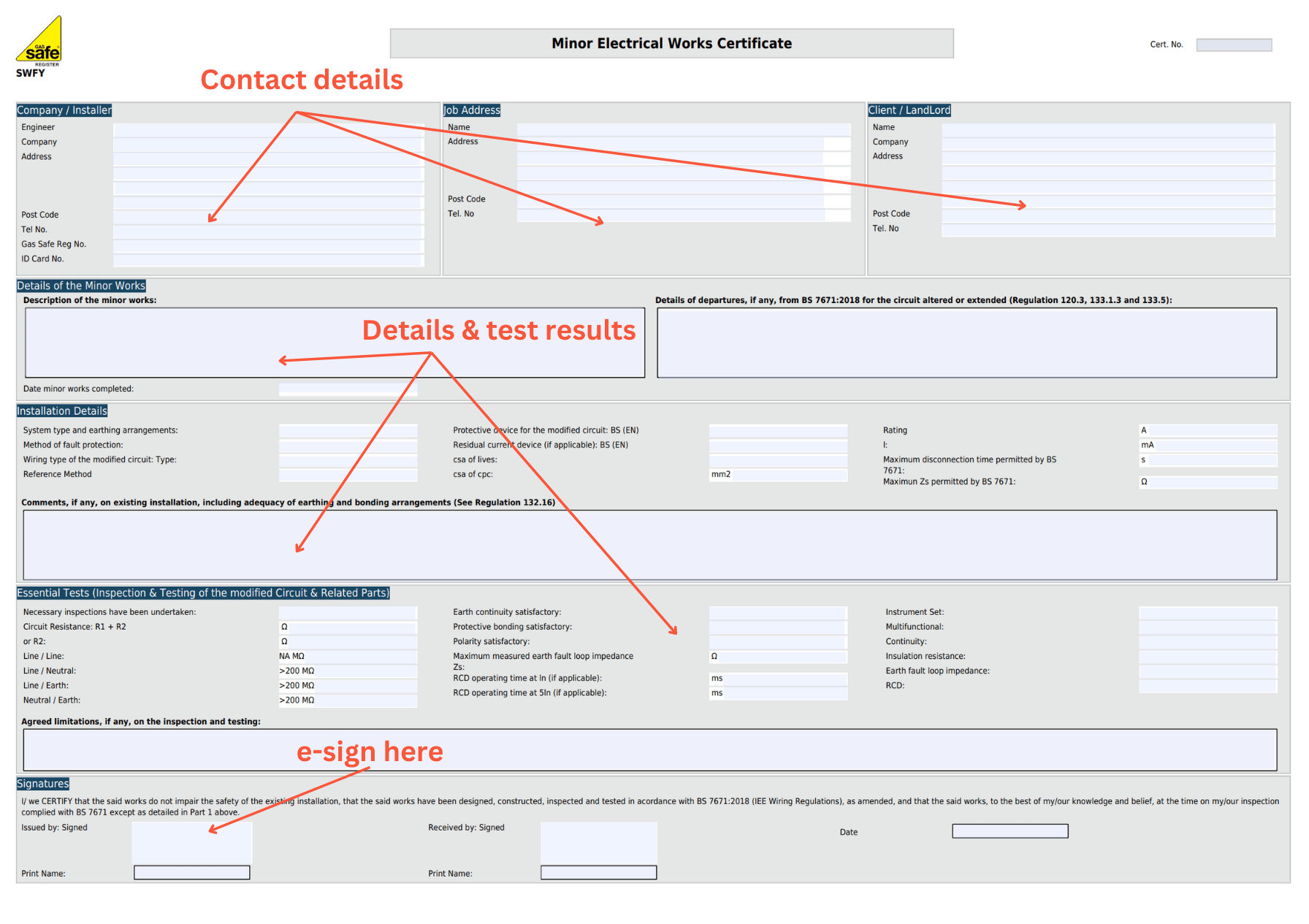 Minor Works Certificate instructions-min Instructions for using the MEIWC